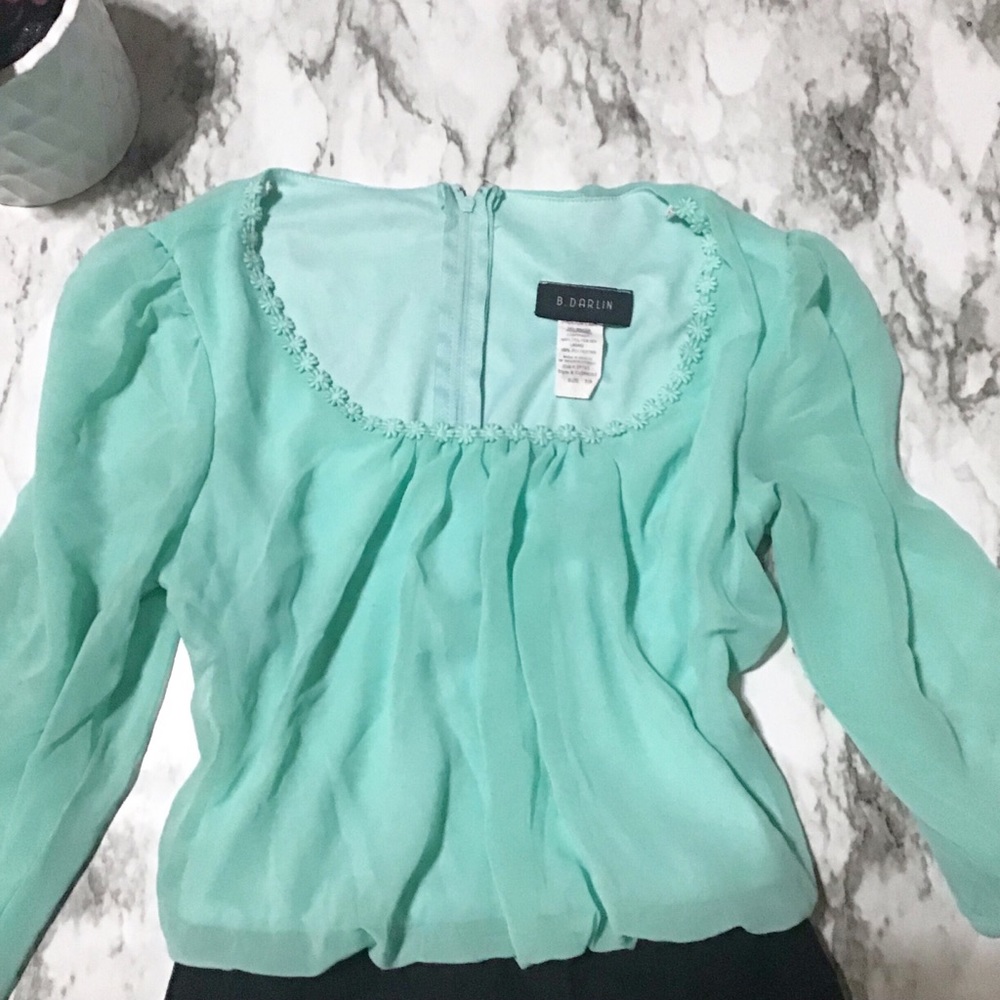 B. Darlin Long Sleeve Mini Dress